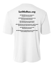 Let Me Run Dri-Fit Program Shirt - White